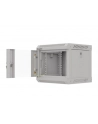 Szafa instacyjna Rack Lanberg Wisząca 10'' 4U 300x300 Drzwi Przeszkolone (flat pack) Szara - nr 8