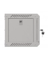 Szafa instacyjna Rack Lanberg Wisząca 10'' 4U 300x300 Drzwi Przeszkolone (flat pack) Szara - nr 9