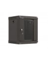 Szafa instalacyjna Rack Lanberg Wisząca 10'' 6U 300x300 Drzwi przeszklone (flat pack) Czarna - nr 14