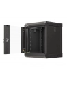 Szafa instalacyjna Rack Lanberg Wisząca 10'' 6U 300x300 Drzwi przeszklone (flat pack) Czarna - nr 5