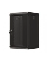 Szafa instalacyjna Rack Lanberg Wisząca 10'' 9U 300x300 Drzwi Przeszklone (flat pack) Czarna - nr 3