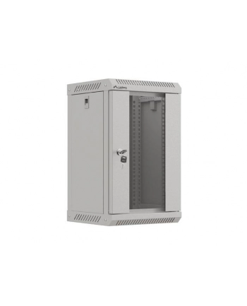 Szafa instalacyjna Rack Lanberg Wisząca 10'' 9U 300x300 Drzwi Przeszklone (flat pack) Szara nr 2