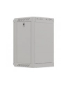 Szafa instalacyjna Rack Lanberg Wisząca 10'' 9U 300x300 Drzwi Przeszklone (flat pack) Szara - nr 4