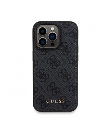 Guess Bundle Pack MagSafe 4G Metal Gold Logo - Zestaw etui + Power Bank 5000mAh MagSafe iPhone 13 Pro Max (czarny) nr 1