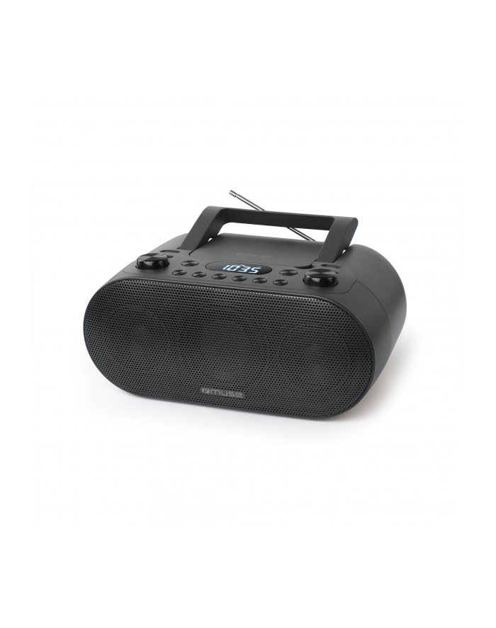 muse Muza | Przenośne radio z Bluetooth i portem USB | M-35 BT | Wejście AUX | Czarny główny