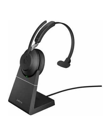 Jabra 26599-889-989 słuchawki/zestaw słuchawkowy Bezprzewodowy Opaska na głowę Biuro/centrum telefoniczne USB Typu-A Bluetooth Czarny