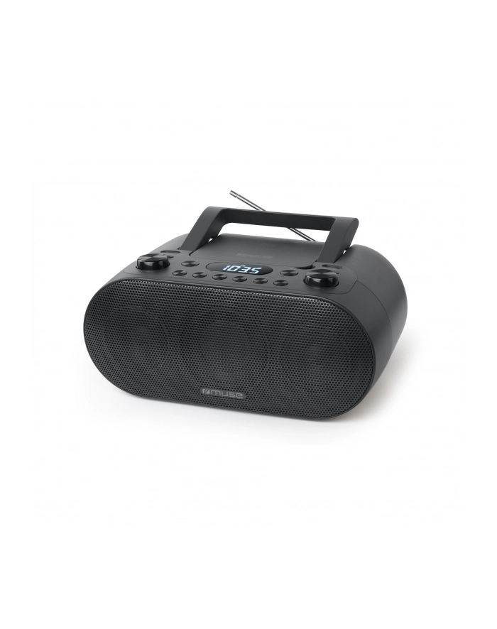 muse Muza | Przenośne radio z Bluetooth i portem USB | M-35 BT | Wejście AUX | Czarny główny