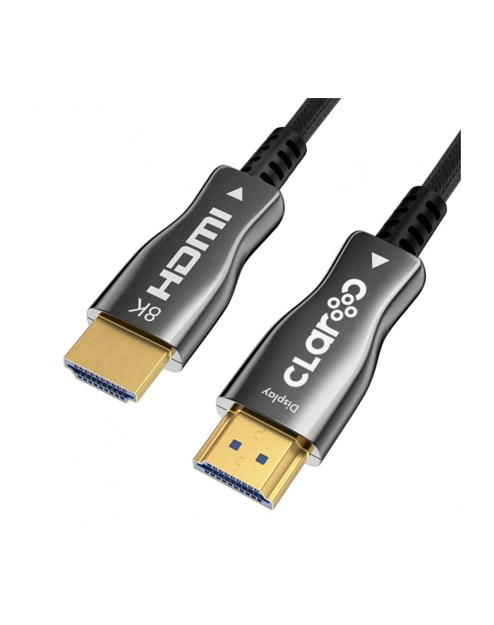 Claroc Kabel optyczny HDMI 2.1 w oplocie AOC 8K@60Hz, 4K@120Hz 5 m Claroc Kabel optyczny HDMI 2.1 w oplocie AOC 8K@60Hz, 4K@120Hz 5 m główny
