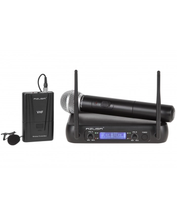 azusa Mikrofon VHF 2 kanały WR-358LD (1 x mik do ręki + 1x klip) nr 1