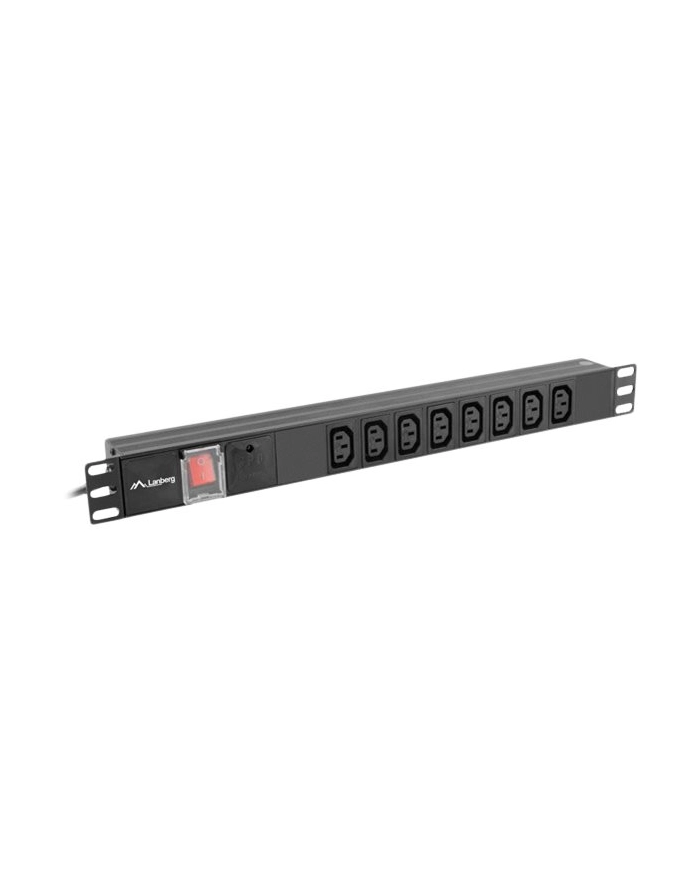 LANBERG LISTWA ZASILAJĄCA RACK PDU (1U, 16A, 8X IEC C13) główny