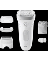 Depilator Braun | SE7-041 Depilator jedwabny 7 | Liczba poziomów mocy 2 | Na mokro i na sucho | Biały/Srebrny - nr 12