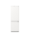 Lodówka Gorenje | NRKI418EE1 | Klasa efektywności energetycznej E | Wbudowany | Kombi | Wysokość 177,2 cm | System No Frost | Pojemność lodówki netto: 180 L | Pojemność netto zamrażarki 68 L | Wyświetlacz | 39 dB | Biały - nr 1