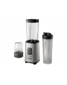 Mini blender Philips | Codzienna kolekcja HR2604/80 | Blat stołu | 350 W | Materiał słoika Plastik / Szkło | Pojemność słoika 0,6+0,6 L | Kruszenie lodu | Perłowy metal - nr 3