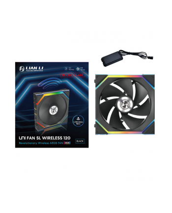 Lian Li UNI FAN SL Bezprzewodowy wentylator ARGB PWM - odwrócone ostrze, 120 mm, nr 1