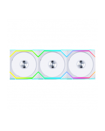 Lian Li UNI FAN SL Bezprzewodowy wentylator ARGB PWM, 3-pak z kontrolerem - odwczerwonyne ostrze, 120 mm, biały nr 1