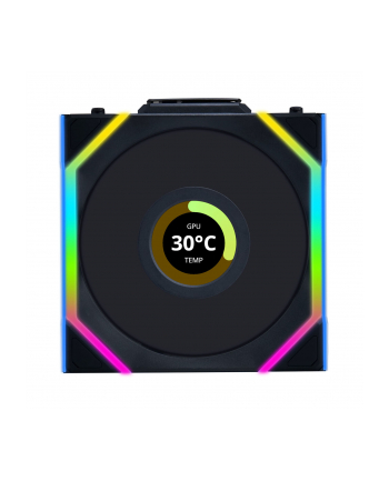 Lian Li UNI FAN SL Bezprzewodowy wentylator LCD, ARGB, WWM - odwczerwonyne ostrze, 120 mm, nr 1