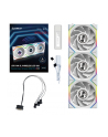 Lian Li UNI FAN SL Bezprzewodowy wentylator LCD, ARGB, PWM, 3-pak z kontrolerem - Reverse Blade, 120 mm, biały - nr 5