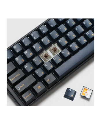 Klawiatura gamingowa Ducky One 3 Pro Mini Nazca Line, mechaniczna, 8 000 Hz, Hot Swap, RGB - Cherry MX2A Brown, ANSI (US)