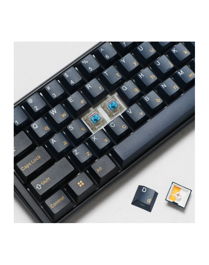 Klawiatura gamingowa Ducky One 3 Pro Mini Nazca Line, mechaniczna, 8 000 Hz, Hot Swap, RGB - Cherry MX2A Niebieska, ANSI (US) główny