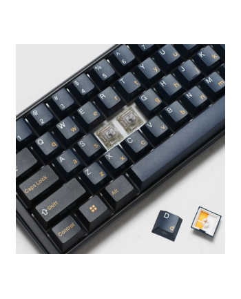 Klawiatura gamingowa Ducky One 3 Pro Mini Nazca Line, mechaniczna, 8,000 Hz, Hot Swap, RGB - Cherry MX2A Speed Silver, ANSI (US)
