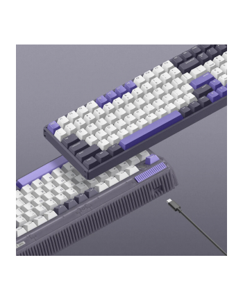 IQUNIX F97 Bezprzewodowa klawiatura do gier Lavandin, RGB - MX-Red-Switches (US) nr 1