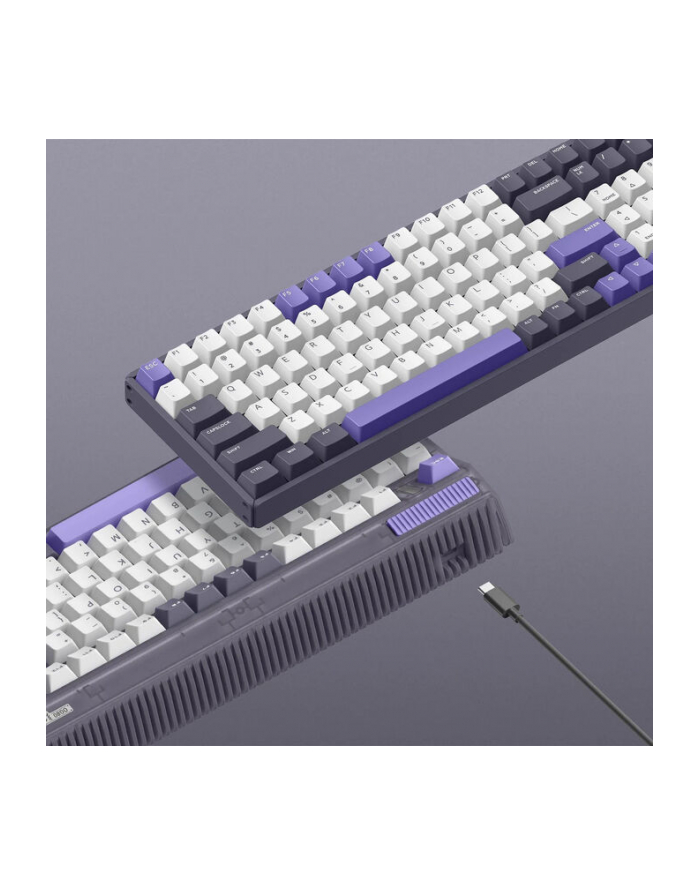 IQUNIX F97 Bezprzewodowa klawiatura do gier Lavandin, RGB - MX-Red-Switches (US) główny