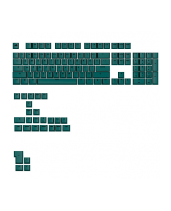 Glorious GPBT Podstawy, Układ ANSI (USA), PBT, Dye-Sub - Totem Green nr 1