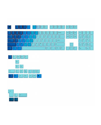 glorious Wspaniałe gradientowe GPBT, układ ANSI (USA), PBT, Dye-Sub - Ocean nr 2