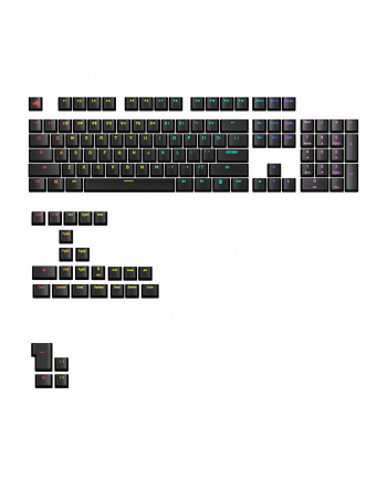 Glorious Podświetlane GPBT, układ ANSI (USA), PBT, Dye-Sub - nr 1