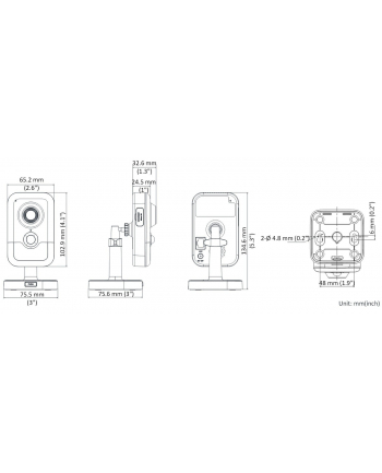 hikvision DS-2CD2483G2-I(28mm) Kamera IP cube nr 1