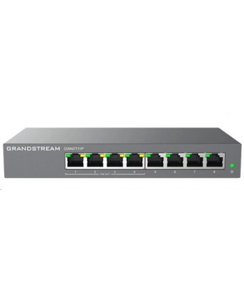Tryb wyjścia Grandstream GWN 7711P 8x GbE RJ45, 4x PoE/PoE+ lub +24VDC Chmura