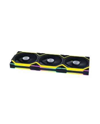 Lian Li UNI FAN SL Bezprzewodowy wentylator ARGB PWM, 3-pak z kontrolerem - Reverse Blade, 120 mm,