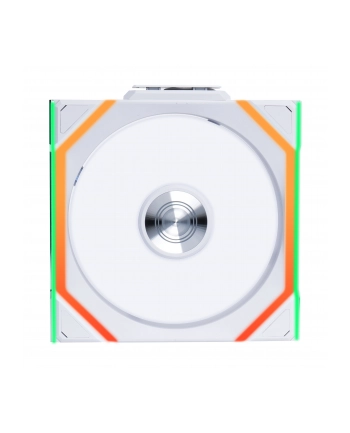 Lian Li UNI FAN SL Bezprzewodowy wentylator ARGB PWM, 3-pak z kontrolerem - odwczerwonyne ostrze, 120 mm, biały nr 2