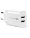 everactive Ładowarka sieciowa 2X USB 2,4A 12W Biała - nr 4