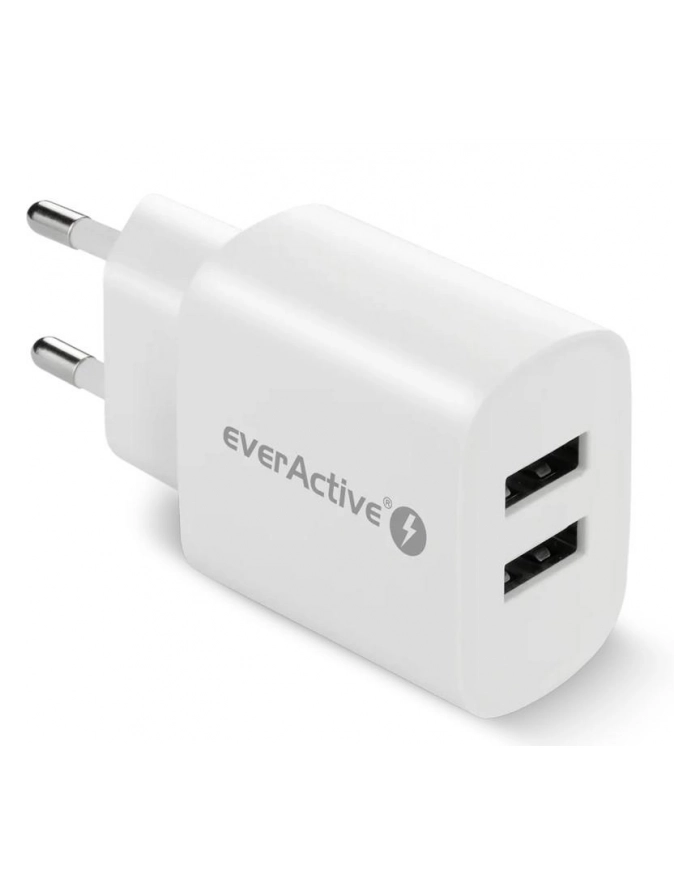 everactive Ładowarka sieciowa 2X USB 2,4A 12W Biała główny