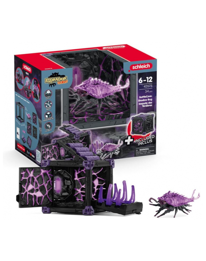 Schleich 42675 Jaskinia bitewna Robal z Cienia Eldrador Creatures główny