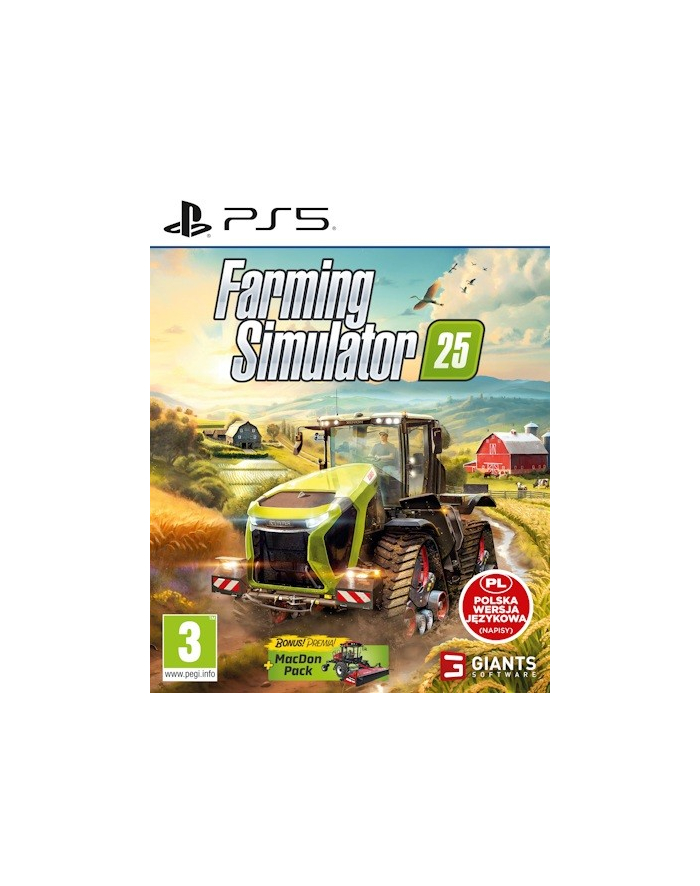 cenega Gra PlayStation 5 Farming Simulator 25 główny