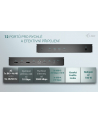 I-TEC Universal 5x 4K Display DS 5x 4K 2x DP 3x HDMI 1x 2.5GLAN 2x USB-C Gen.2 3x USB 3.2 Gen.2 1x Audio/Mic Jack PD 100W KL - nr 17