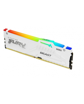 kingston Pamięć do PC DDR5 Fury Beast RGB 16GB(1*16GB)/6000 CL36 biała