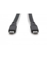 digitus Kabel połączeniowy silikonowy USB-C - USB-C, USB 3.2 Gen2 10G 4K 100W, 1m Czarny - nr 20