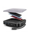 axagon HMC-UFO Wieloportowy hub 9in1 USB-C 3.2 Gen 2 10Gbps HDMI M.2 NVMe/SATA audio PD100W microSD LAN - nr 29