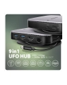 axagon HMC-UFO Wieloportowy hub 9in1 USB-C 3.2 Gen 2 10Gbps HDMI M.2 NVMe/SATA audio PD100W microSD LAN - nr 50