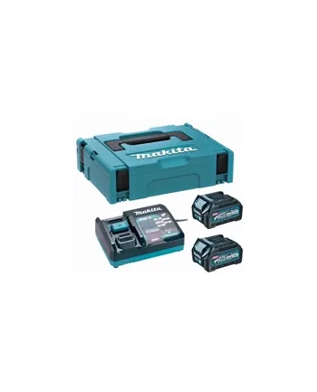 MAKITA ZESTAW ZASILAJĄCY 40V 2x4,0Ah XGT (BL4040x2+DC40RA) MAKPAC nr 2