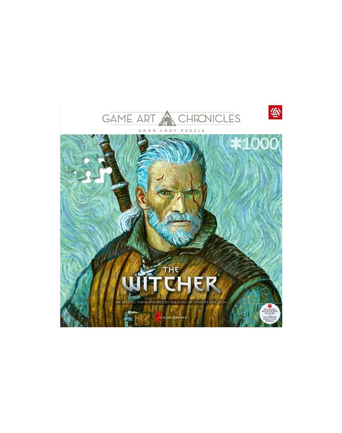 cenega publishing Puzzle Good Loot Gaming 1000 Game Art Chronicles The Witcher Geralt 'amp; Vincent van Gogh główny