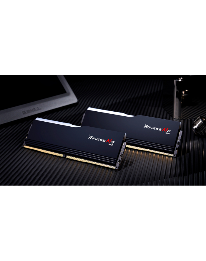 GSKILL RIPJAWS M5 RGB DDR5 2X32GB 5200MHZ CL40 XMP3 BLACK F5-5200J4040A32GX2-RM5RK główny