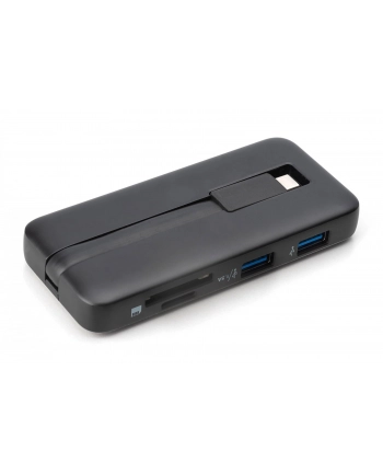 DIGITUS USB-C Travel Docking Station 7-Port 1x HDMI 3x USB 3.2 Gen 1 1x RJ45 1x SD 1x MicroSD 1x PD