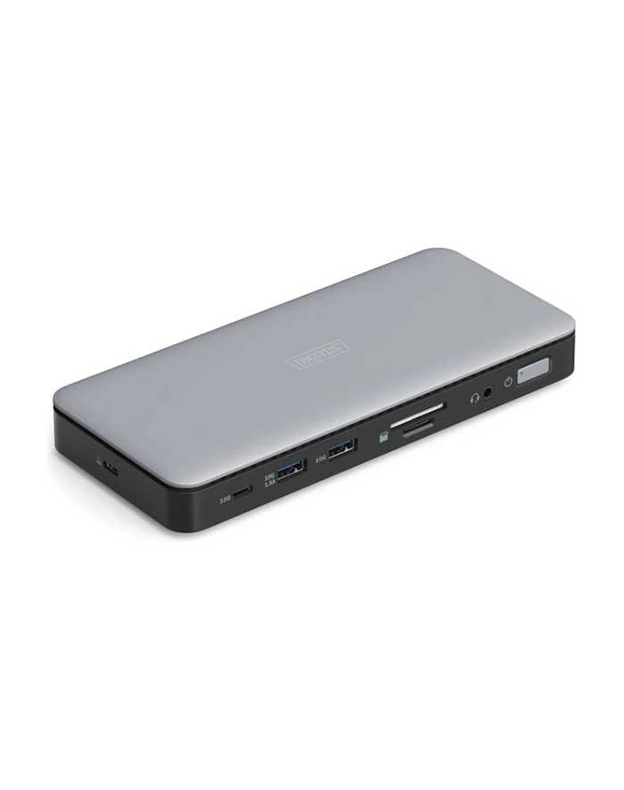 DIGITUS USB-C Docking Station 11-Port 2x HDMI 1x DP 2x USB-A 1x USB-C 1x RJ45 1x DC 1x Audio główny