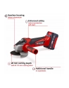 EINHELL SZLIFIERKA KĄTOWA TC-AG 18/115 Li 4Ah - nr 2