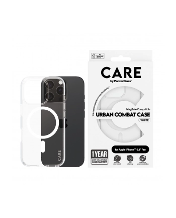 Care By Panzerglass Case Flagship White Magsafe Iphone 16 Pro nr 1