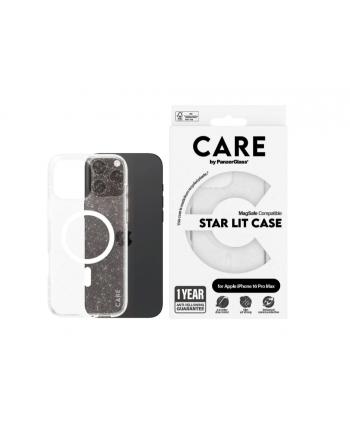 Care By Panzerglass Case Flagship Star Lit With White Magsafe Iphone 16 Pro Max